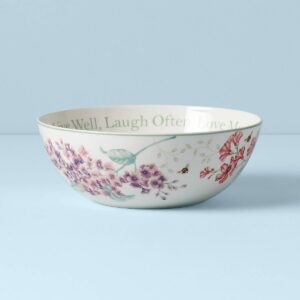 Inspirational Floral Large Serving Bowl