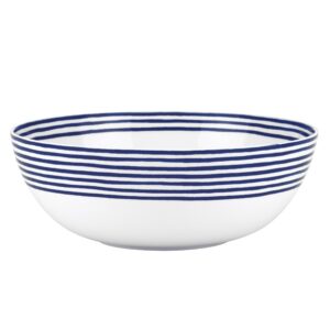 Blue Accent Medium Serving Bowl