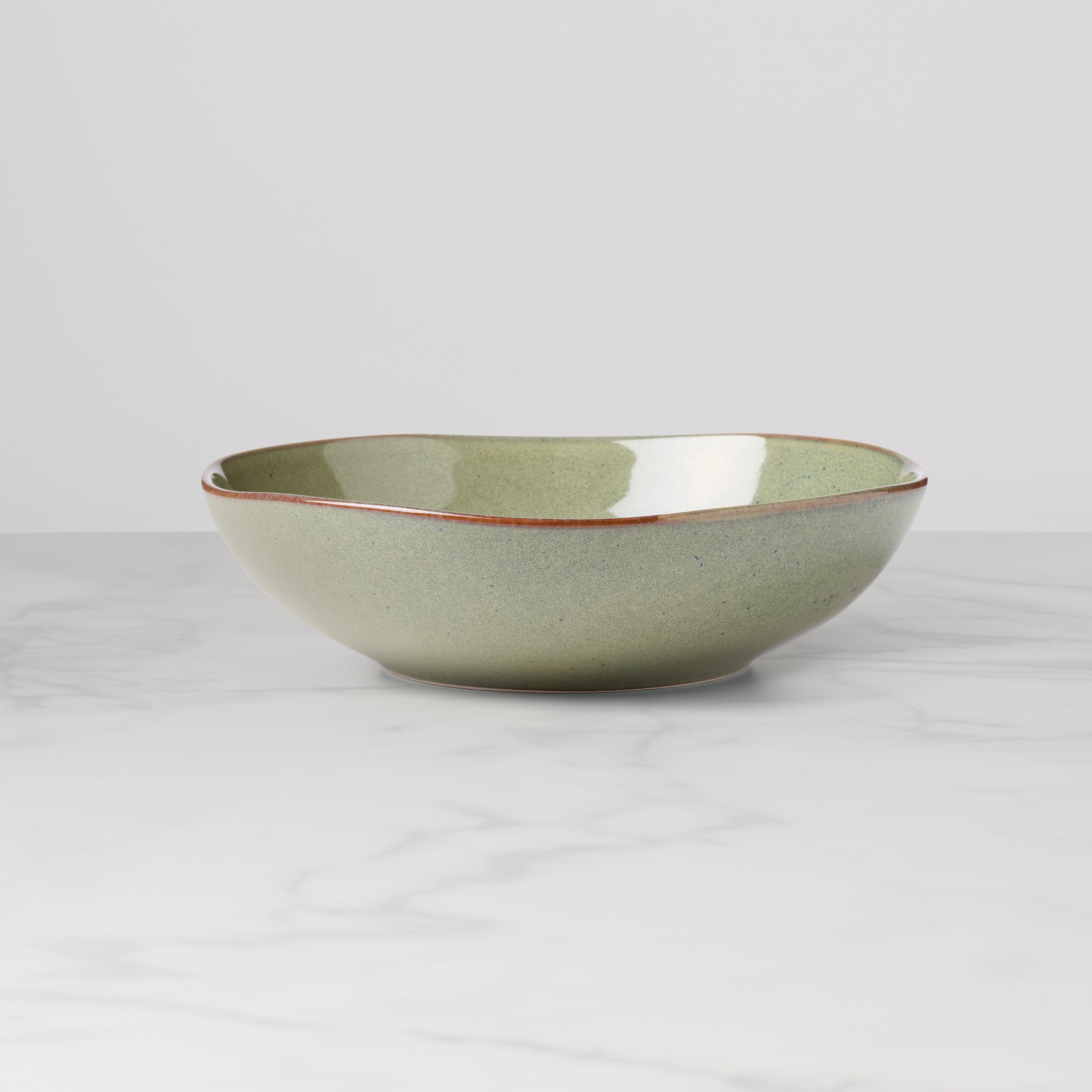 Green Stoneware Serving Set, 2-Piece - Image 6
