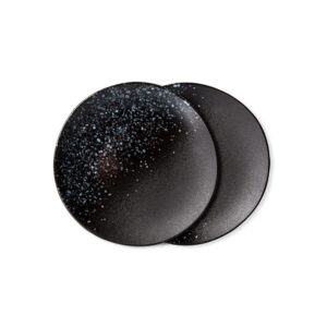 Star Pattern Dessert Plates - Set of 2