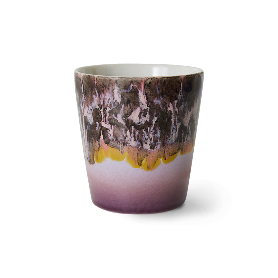 Compact Reactive Glaze Coffee Cup