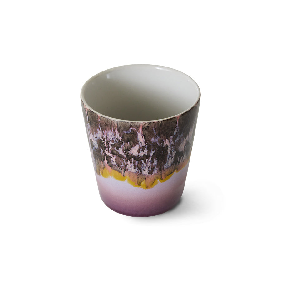 Compact Reactive Glaze Coffee Cup - Image 2