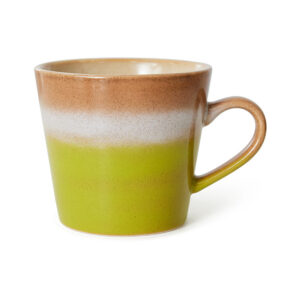Stoneware Cappuccino Mug with Handle