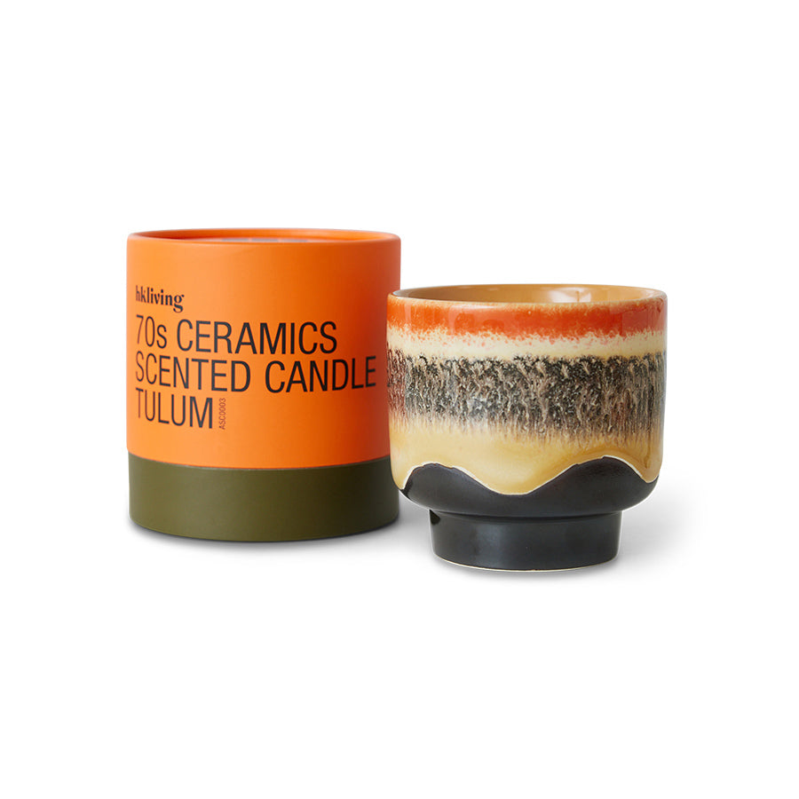Reactive Glaze Ceramic Candle - Image 3